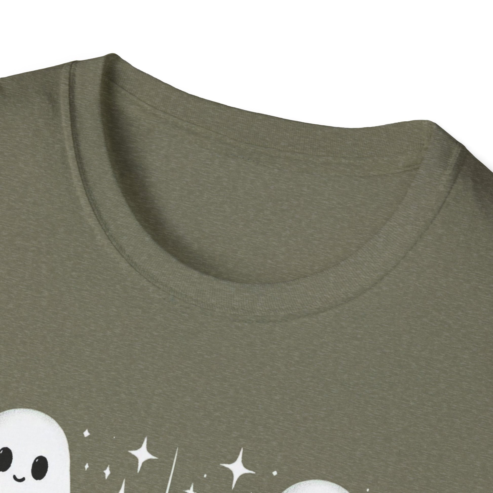 Cute Ghost Sparkle T-Shirt - Unisex Softstyle