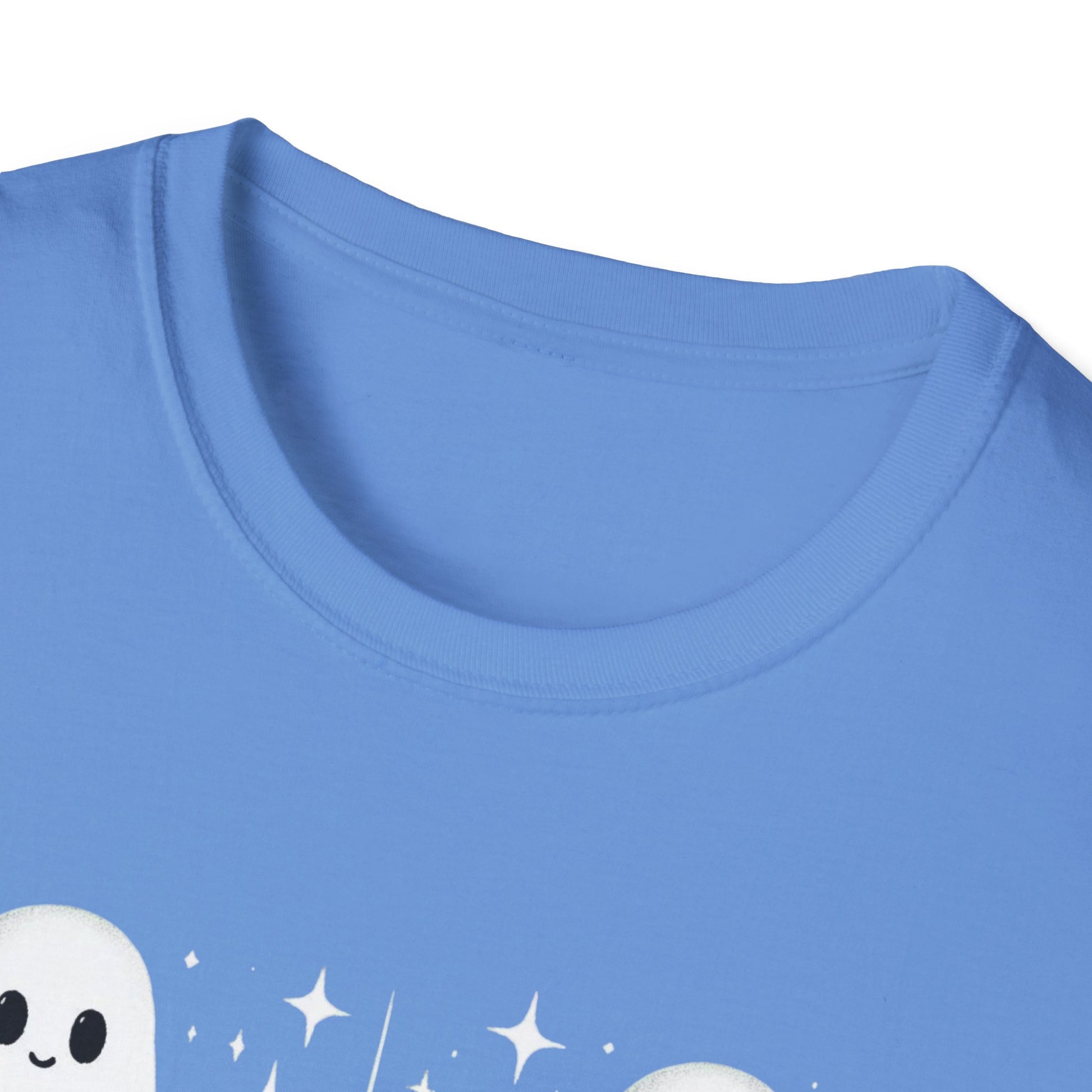 Cute Ghost Sparkle T-Shirt - Unisex Softstyle