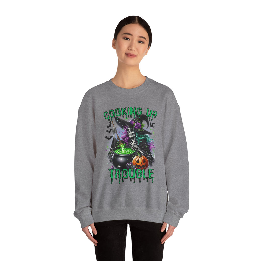 Witch Cooking Up Trouble Sweatshirt