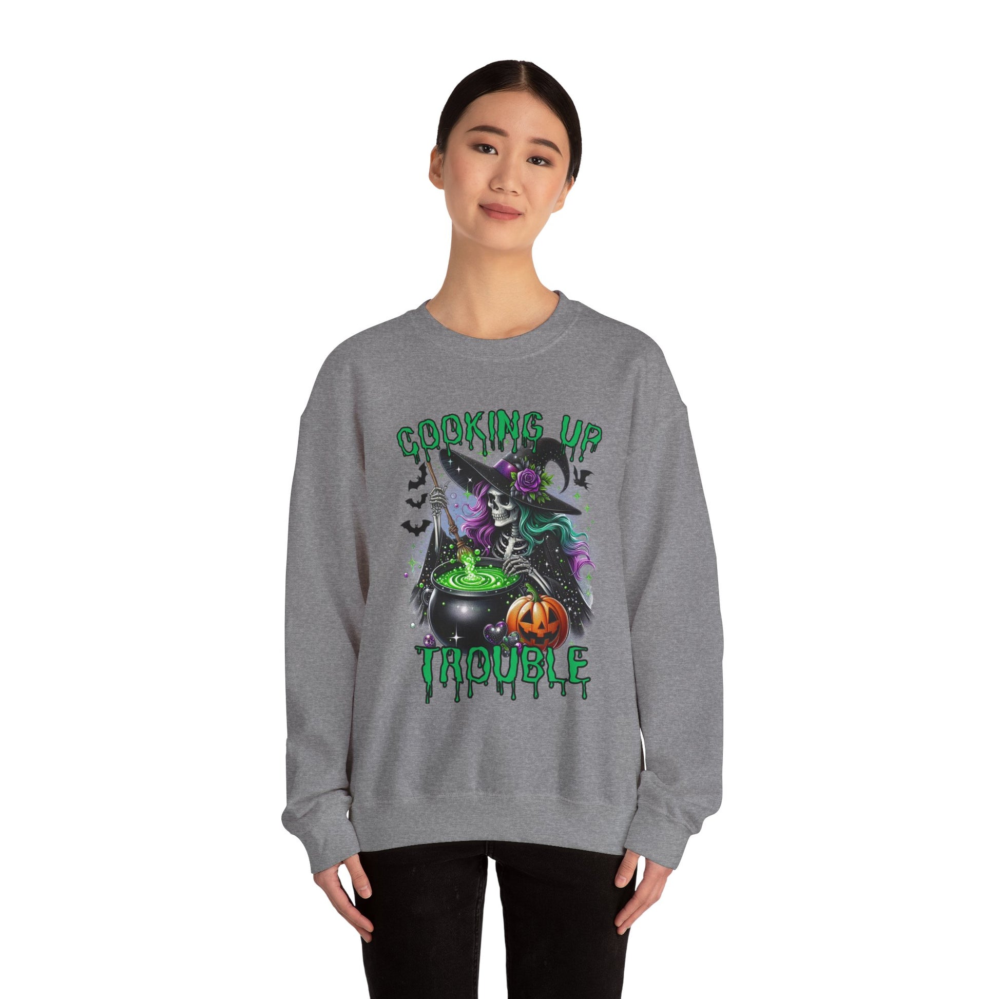 Witch Cooking Up Trouble Sweatshirt
