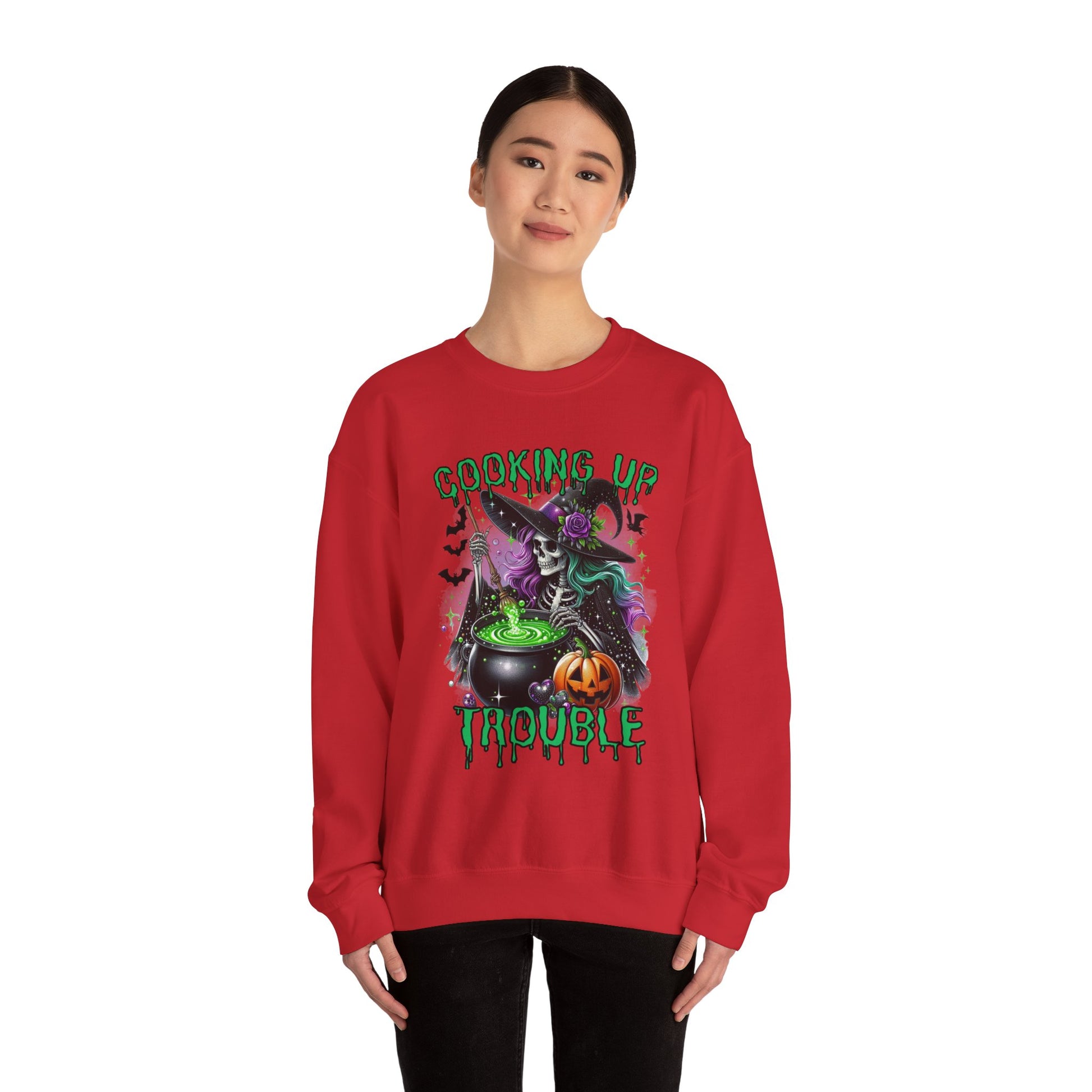 Witch Cooking Up Trouble Sweatshirt