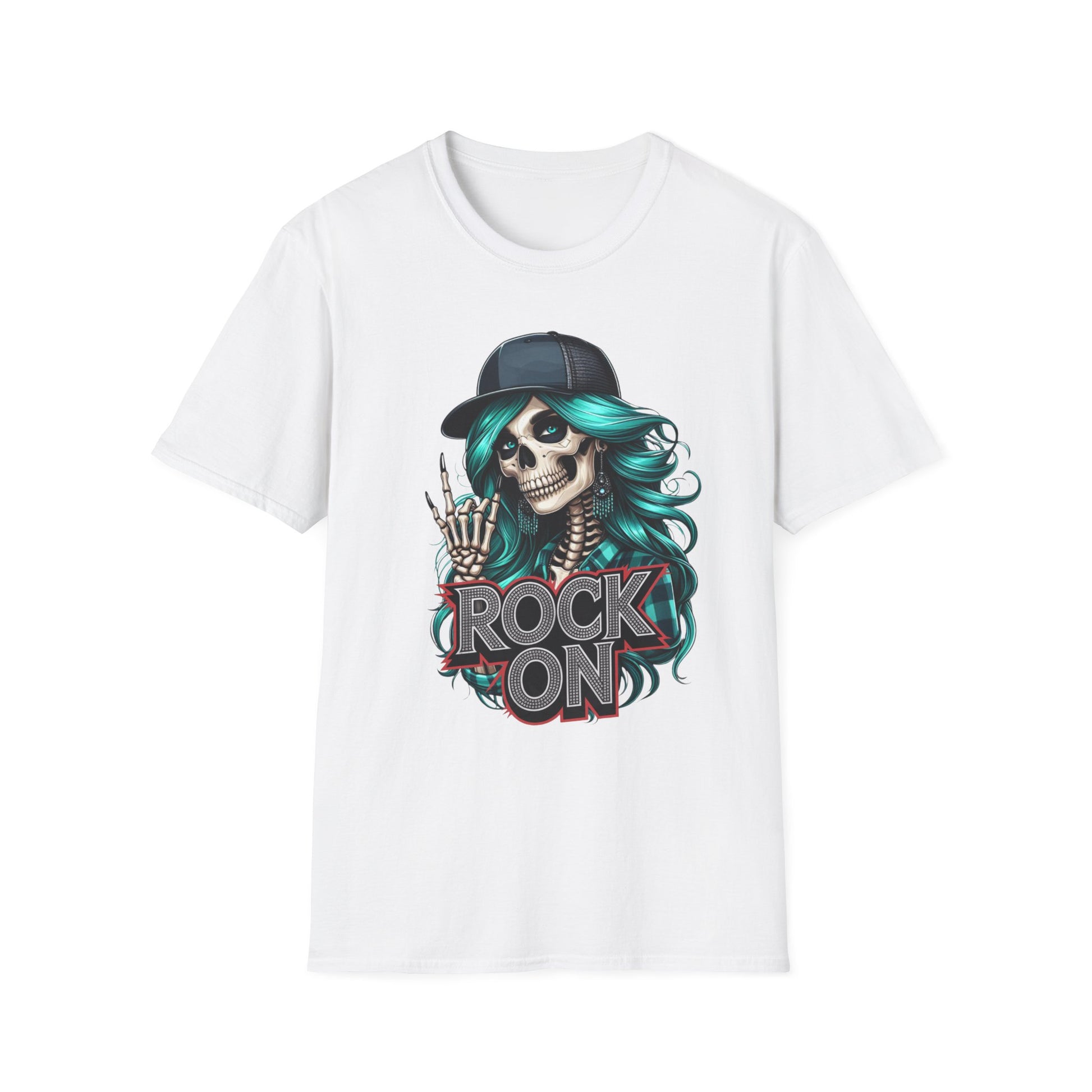 Skeleton Rock On T-Shirt