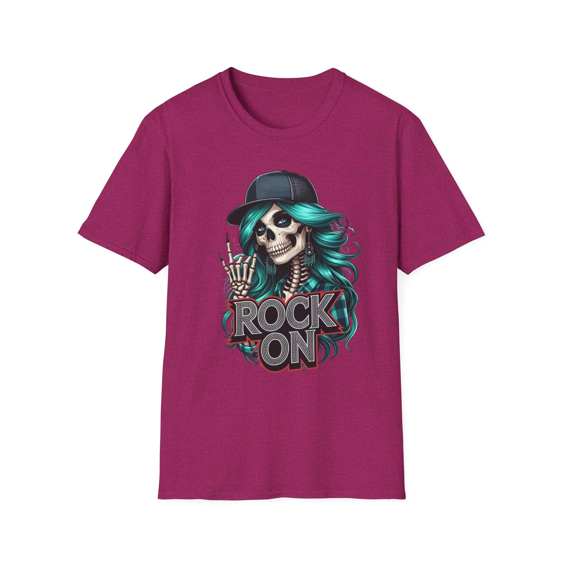 Skeleton Rock On T-Shirt