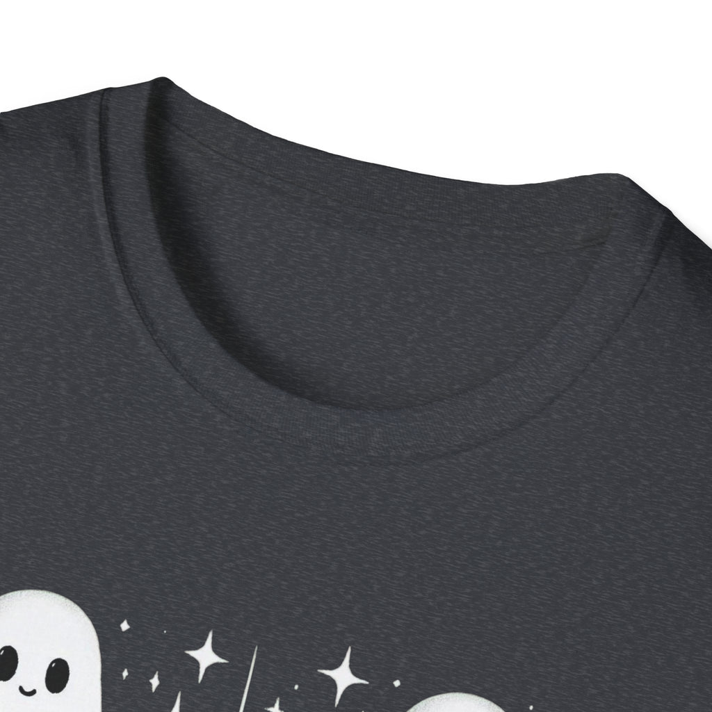 Cute Ghost Sparkle T-Shirt - Unisex Softstyle
