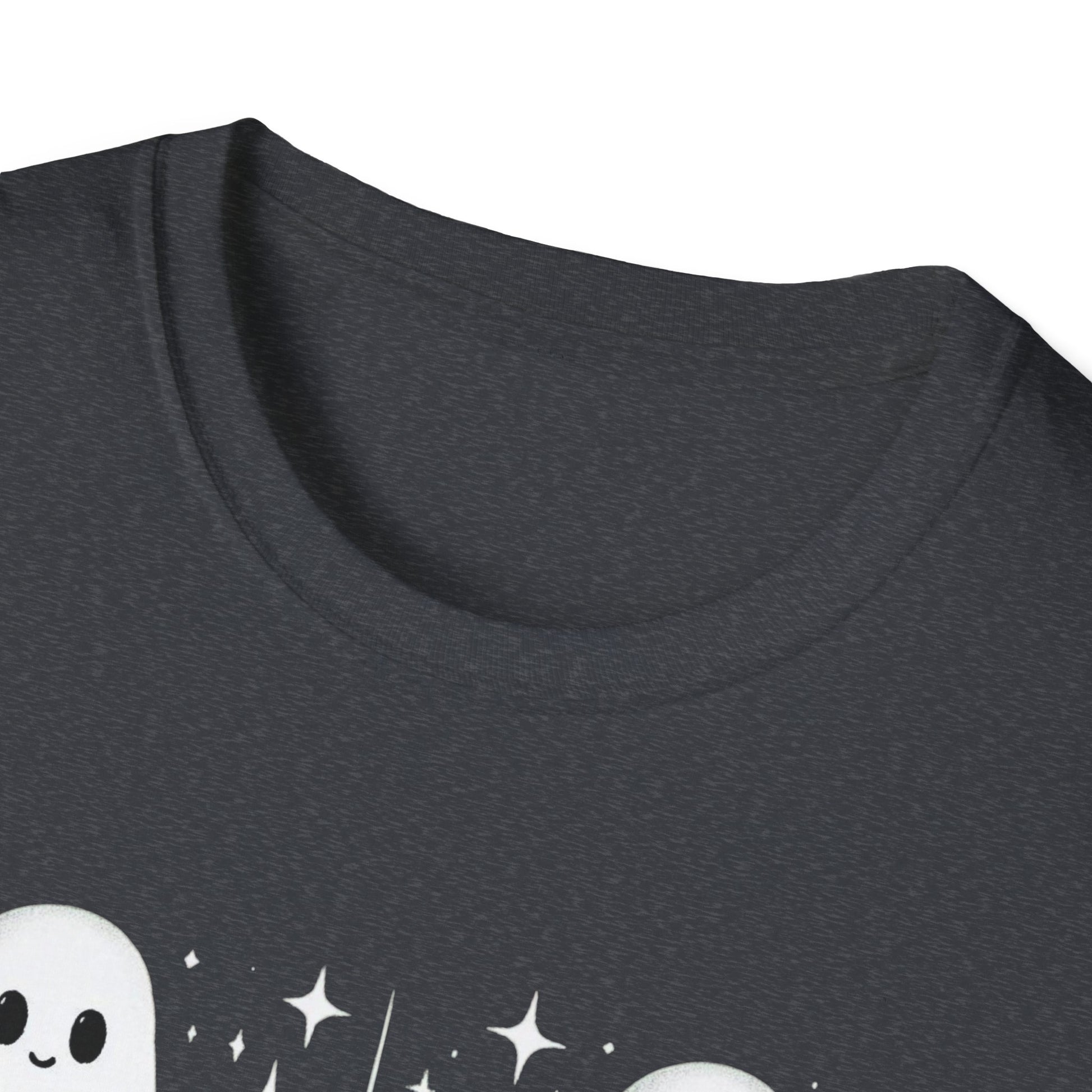 Cute Ghost Sparkle T-Shirt - Unisex Softstyle