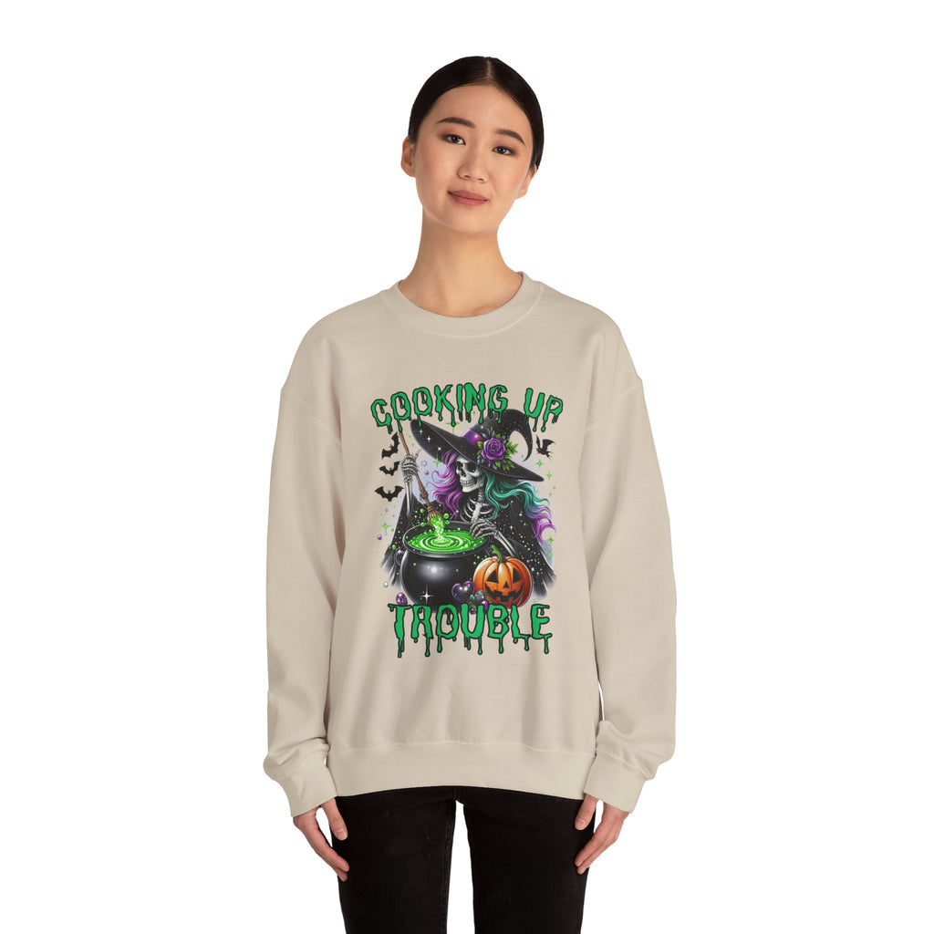 Witch Cooking Up Trouble Sweatshirt