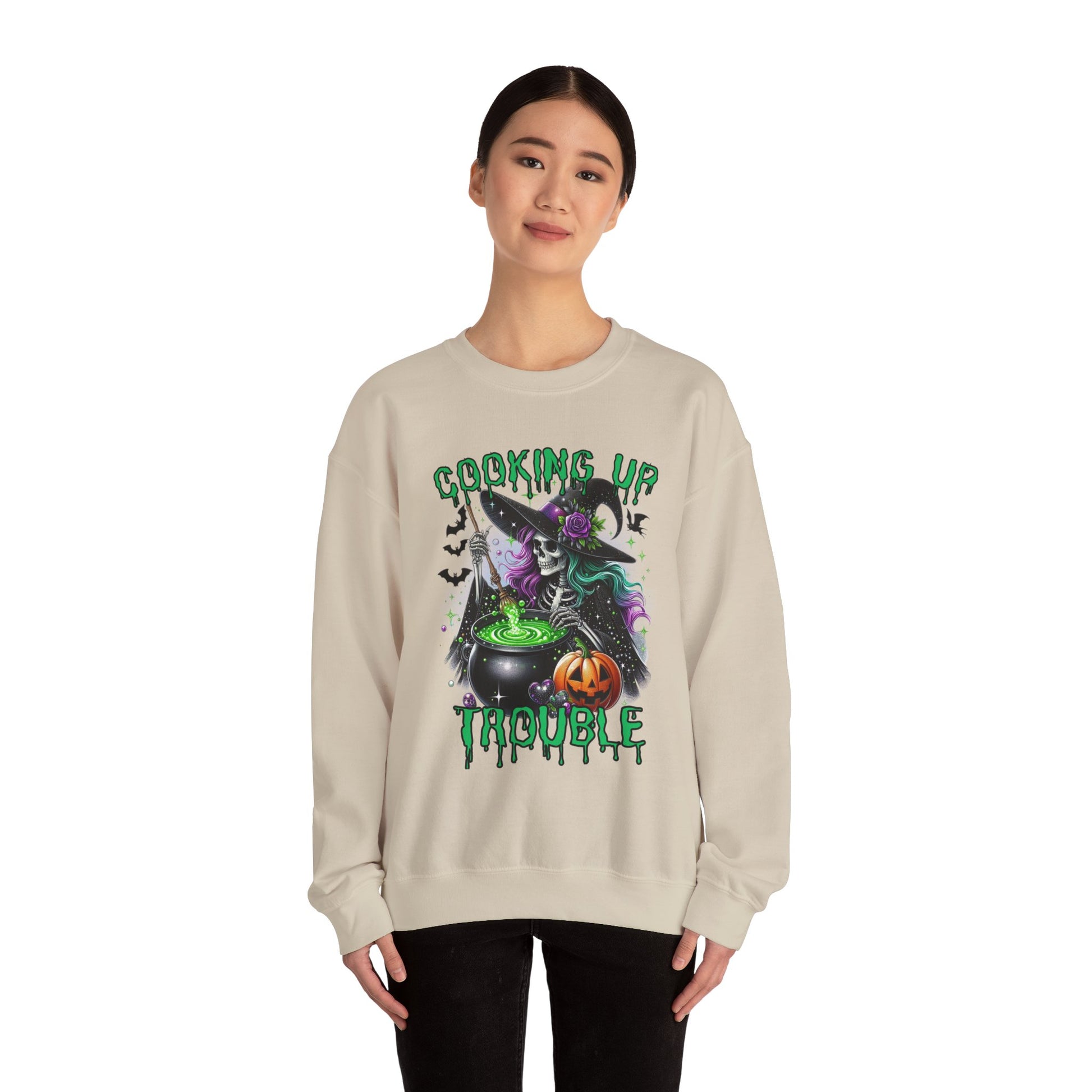 Witch Cooking Up Trouble Sweatshirt