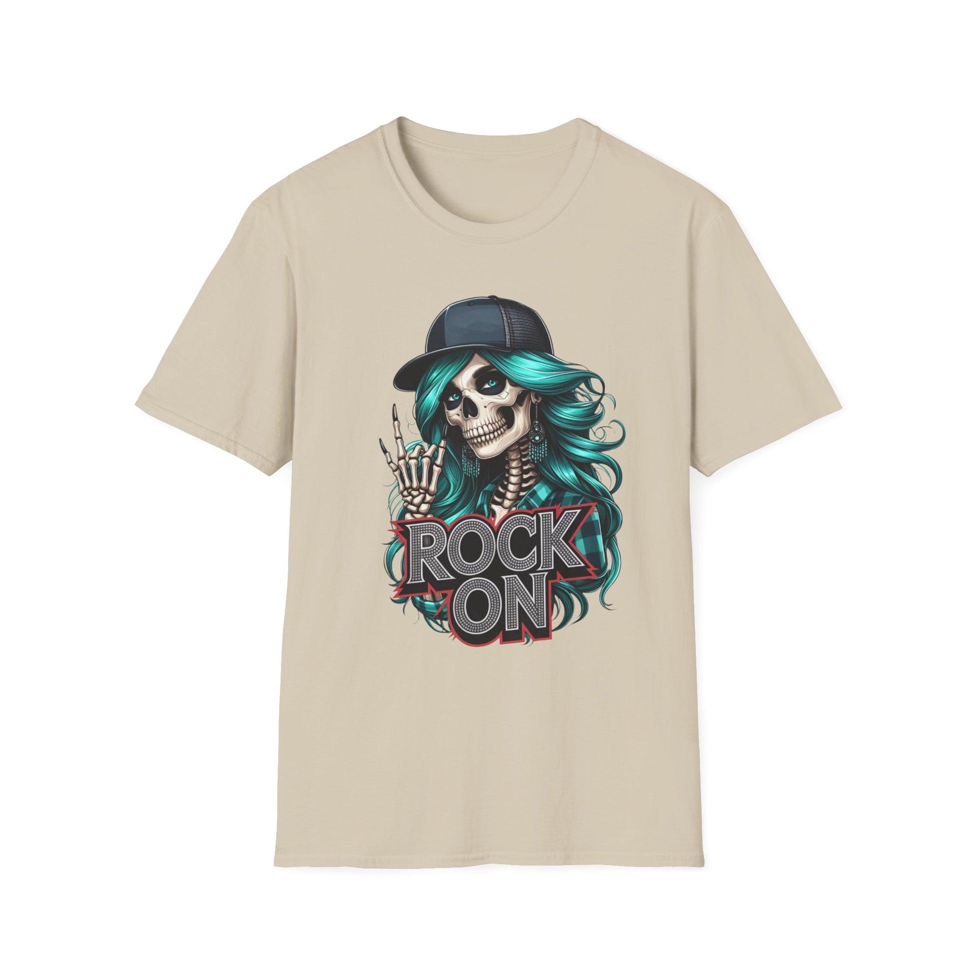 Skeleton Rock On T-Shirt