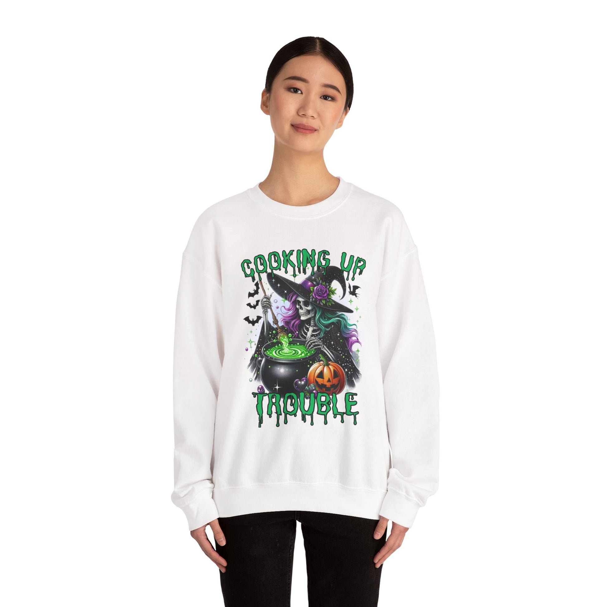 Witch Cooking Up Trouble Sweatshirt