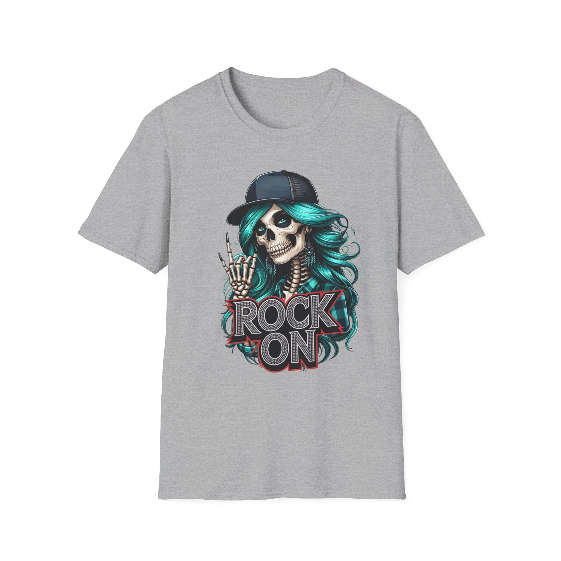 Skeleton Rock On T-Shirt