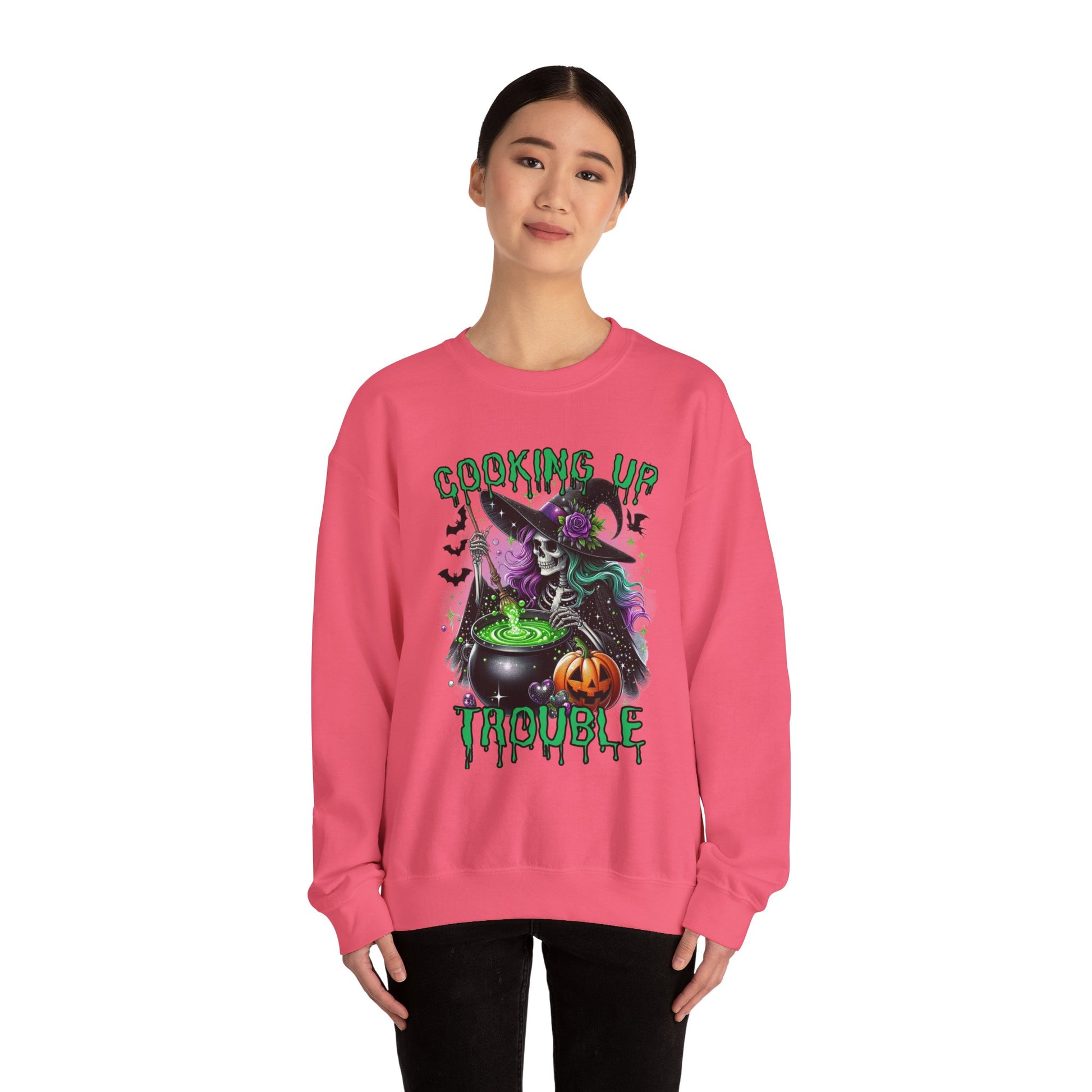 Witch Cooking Up Trouble Sweatshirt