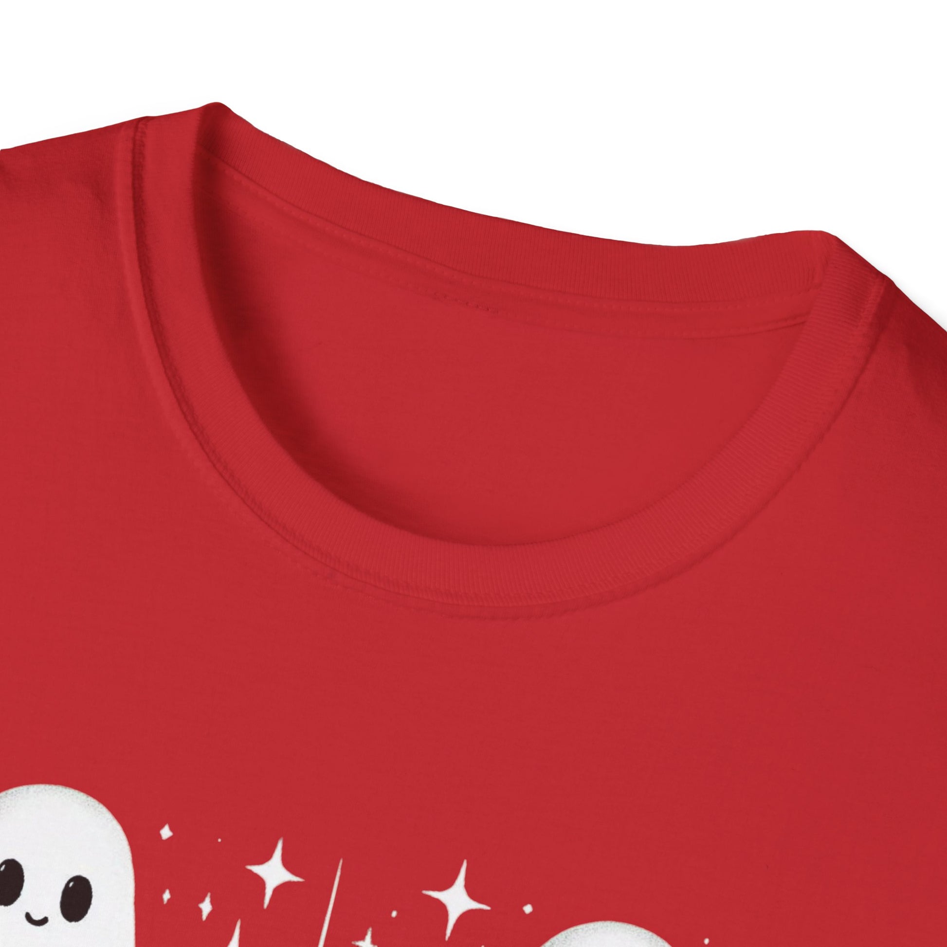 Cute Ghost Sparkle T-Shirt - Unisex Softstyle